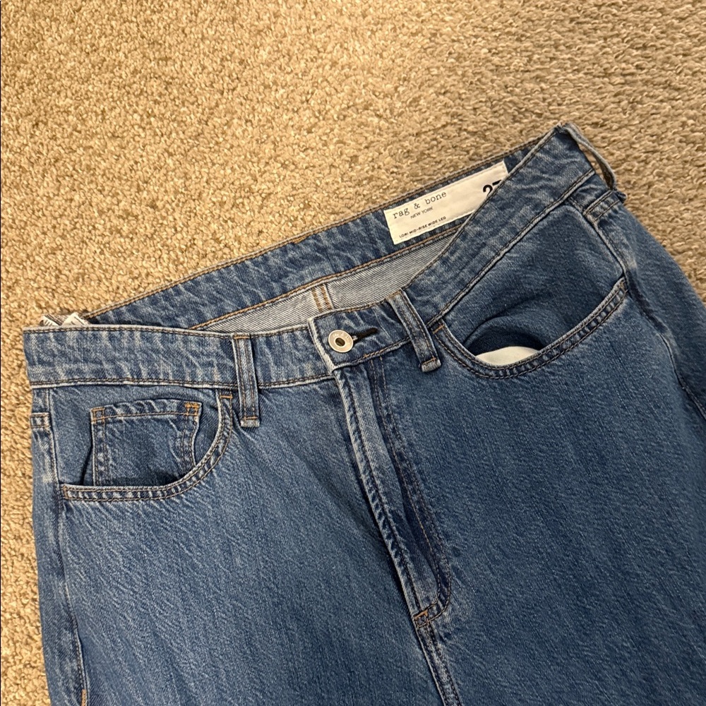 Rag & Bone Lori mid-rise wide leg